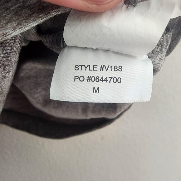 Vuori Polo Shirt Mens Medium Gray Heather Performance Golf 3 Button Tech V188 - Picture 5 of 8